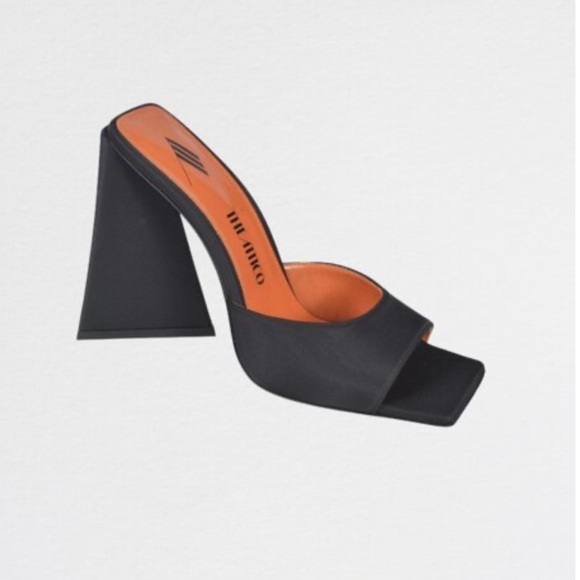 NWT THE ATTICO Black Devon Sandals - Picture 2 of 10